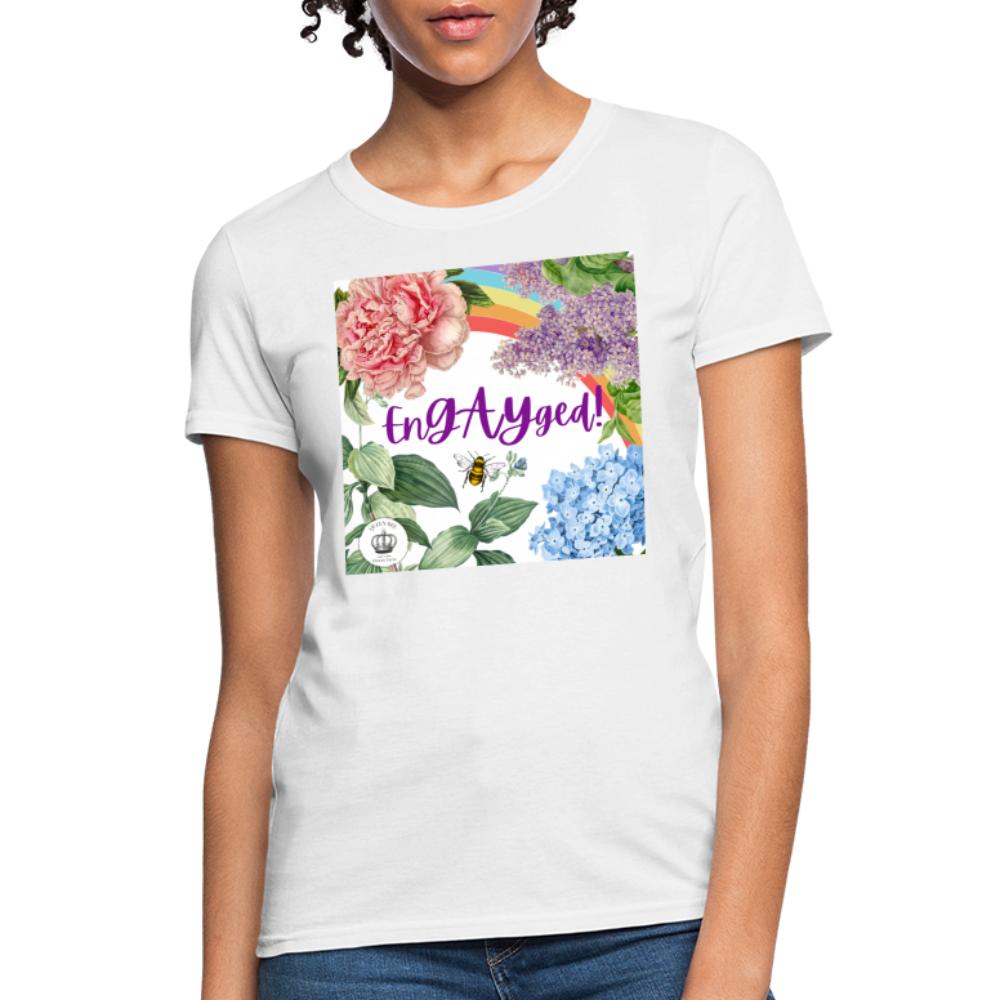 EnGAYged! T-Shirt - white